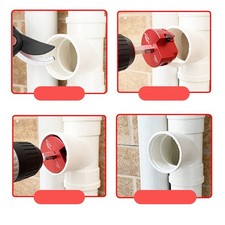 Outil alésoir de tuyau PVC avec triple lame pour ébavurage rapide et économie