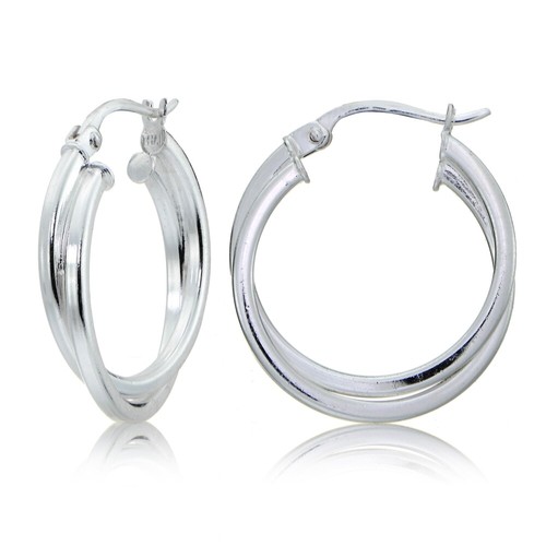 Argent sterling tube - tube, carré