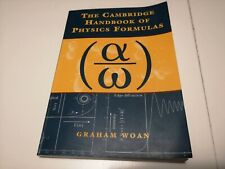 Le Manuel Cambridge Des Formules De Physique Graham Woan CAMBRIDGE 2000