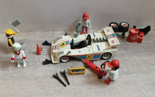 Playmobil Lot 3520 vintage Formule 1 Racing car 1979 4 perso rétroviseur argent