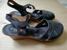 ART cuir NOIR 37 CHAUSSURES À