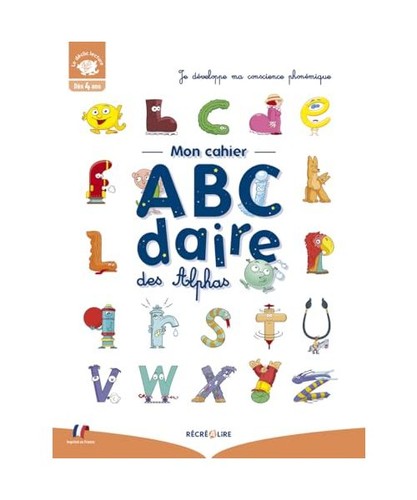 Cahier activites abecedaire - cahier,
