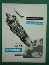 10/1963 PUB SNECMA TURBOREACTEUR ATAR 9 ENGINE DASSAULT MIRAGE III FRENCH AD