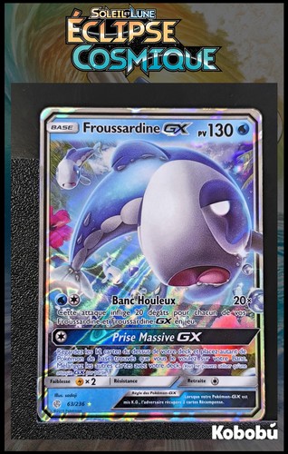 Carte pokémon froussardine - carte,
