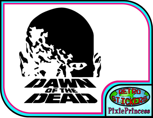 Sticker murale vinyl zombie - sticker,