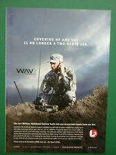 6/2008 PUB L3 COMMUNICATIONS WAVpac MULTIBAND TACTICAL RADIO HF VHF US ARMY AD