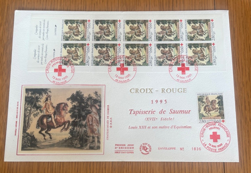 Enveloppe 1er jour croix - 1er,