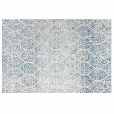 Tapis DKD Home Decor Bleu Coton Chenille [120 x 180 x 1 cm]