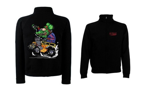 Veste sweatshirt noir - veste, v8