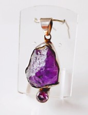 Pendentif en Améthyste (11,1 g) et Argent 925