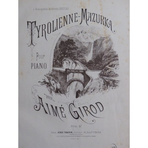 Girod aimé tyrolienne mazurka - girod,
