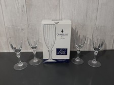4 verres Champagne Cristal d'Arques Comtesse 18 cl Made In France  Dans Boite