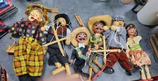 6 marionnettes anciennes en