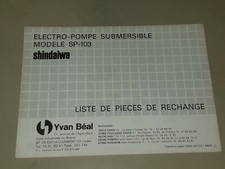 éclaté pieces de pompe a eau