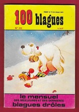 HUMOUR - 100 BLAGUES n°222 de 1980 -