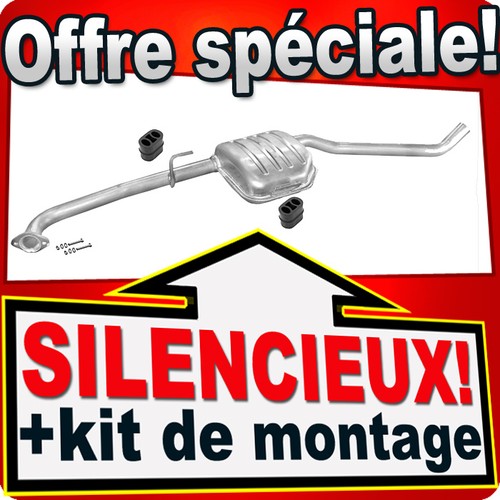 Silencieux intermédiaire pour - intermédiaire,