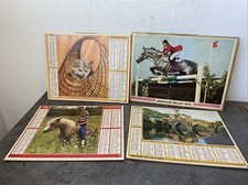 4 Anciennes Calendrier Almanach PTT Année 70 Souvenir Poste