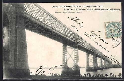 Cpa cubzac les ponts grand - cpa,