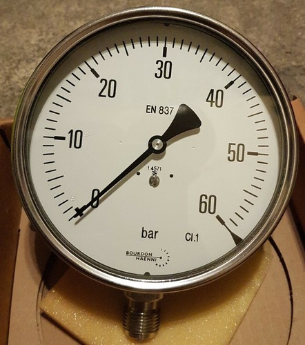 Large manomètre chrome - large,