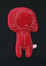 ?Doudou Diable Ange DPAM Rouge Réversible Poupée Peluche 20 Cm TTBE