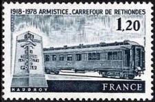 FRANCE N°2022 "ARMISTICE A RETHONDES" NEUF xx TTB