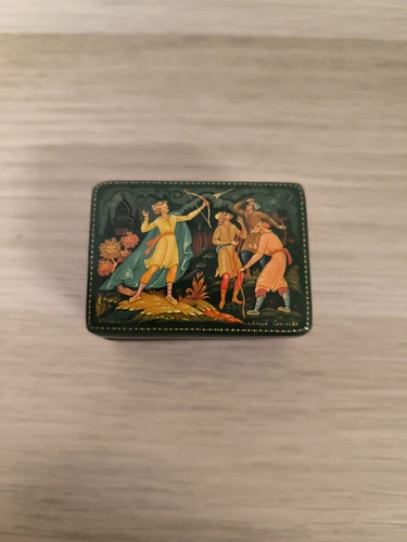 Boite laqué russe kholuy - laqué,