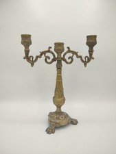 Ancien candélabre, Chandelier en laiton, Estampillé FGM