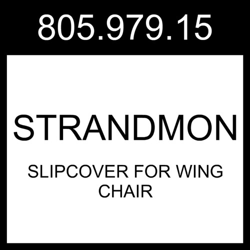 Ikea strandmon slipcover - ikea,