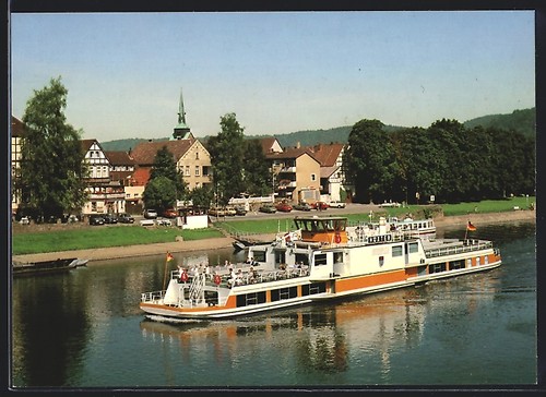 Carte postale bodenwerder dans - postale,