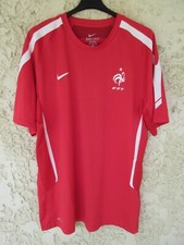 Maillot équipe de FRANCE 2012 FFF NIKE football training shirt rouge jersey XL