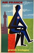 Affiche Originale Air France