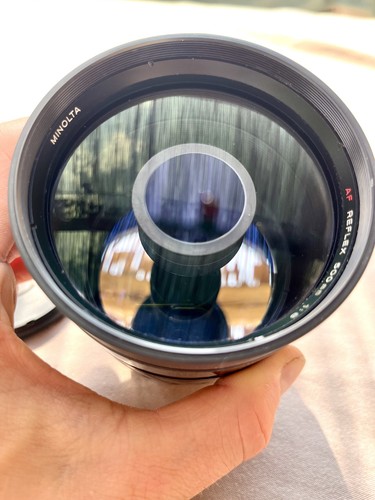 Objectif miroir minolta - à,