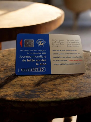 Carte téléphonique vintage