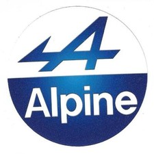 ALPINE Sticker  vinyle laminé