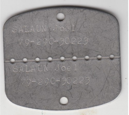 Plaque identité militaire - ,