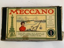 ANCIENNE BOITE MECCANO BOITE N°1 - 1916 - TOUR EIFFEL