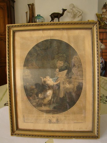 Gravure ancienne serment - gravure, "le