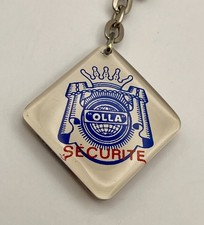 Porte Clé Bourbon - « OLLA » - Préservatif - Vintage Key Ring 1960s Médical USA 