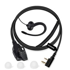 Oreillette Radio légère en Forme de G Compatible avec Les Talkie-walkie Retev...