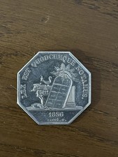 Jeton Argent Octogonal