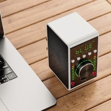 Mini Amplificateur Numérique HiFi Audio Bluetooth 5.0 Classe D 68W*2 Home Blanc