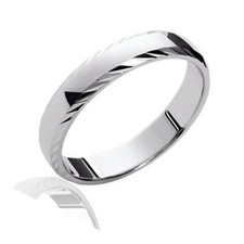 BAGUE alliance Homme en ARGENT 925 Rhodié NEUVE - TAILLE 54 disponible