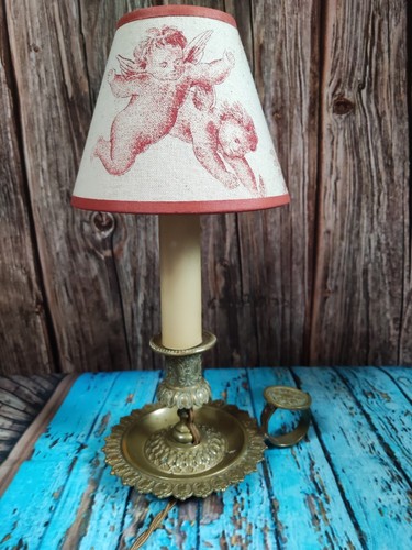 Ancien bougeoir laiton - ancien,