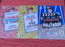 Lot 3 livres Où Est Charlie ? format souple 2,3,4,Martin Handford Gründ TBE