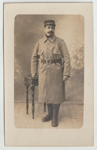 Carte photo poilu - carte, marsouin