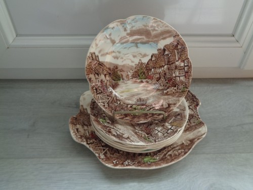 Service gateau assiettes a - service,