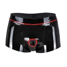 Boxer homme sexy latex