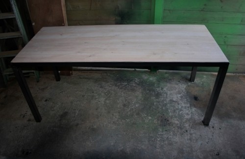 Table meuble industriel métal