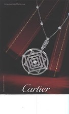 PUBLICITE ADVERTISING  2009  CARTIER  Pendentif diamant INDE MYSTERIEUSE