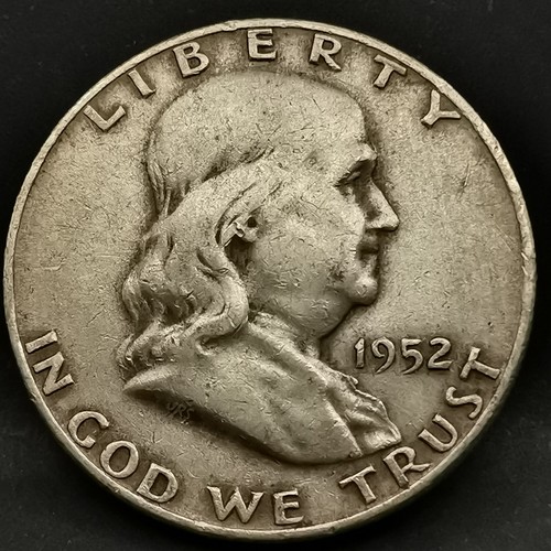 Franklin half dollar 1952 - franklin,